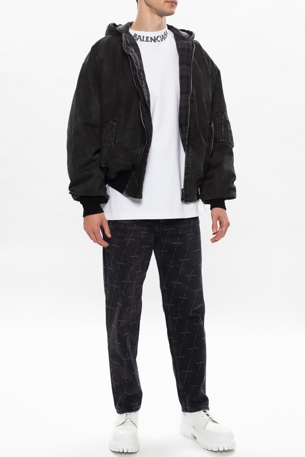 Balenciaga boxy windbreaker online